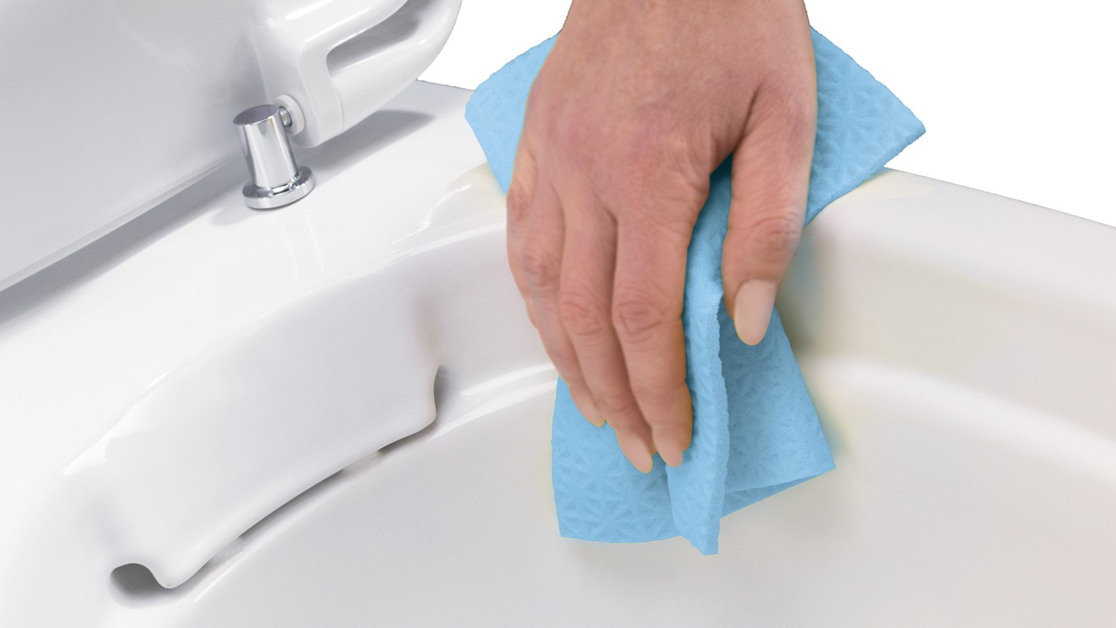 Cleaning of Rimfree® WC (© Opernhaus Chemnitz / Nasser Hashemi) Cleaning of Rimfree® WC (© Opernhaus Chemnitz / Nasser Hashemi)