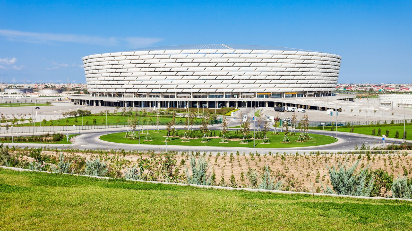 Baku Olimpiyat Stadyumu, Baku, Azerbejdžan(© Andrey Khrobostov / Alamy Stock Photo)