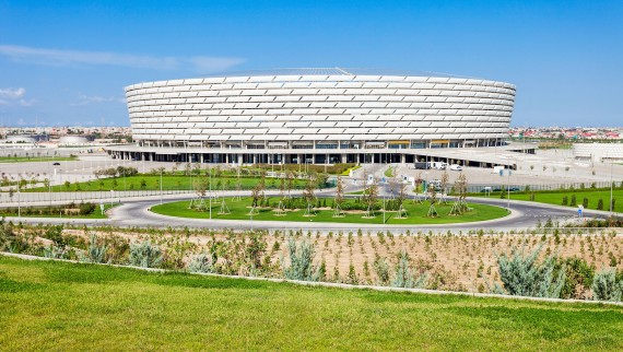 Baku Olimpiyat Stadyumu, Baku, Azerbejdžan(© Andrey Khrobostov / Alamy Stock Photo)