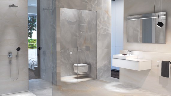Geberit AquaClean, shower toilet with spray nozzle Geberit AquaClean, shower toilet with spray nozzle