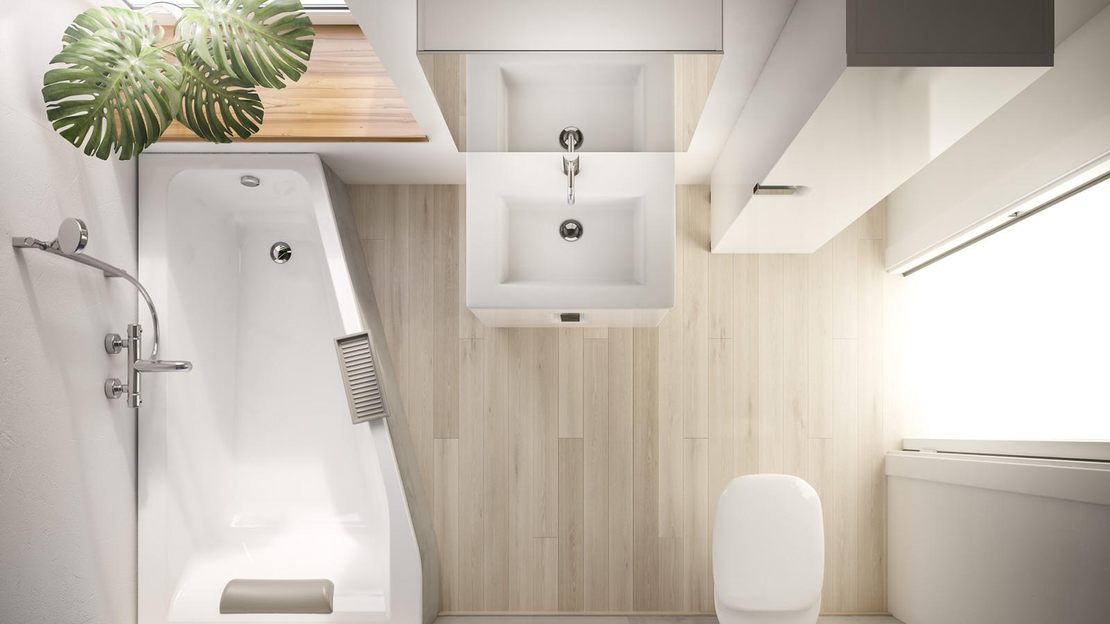 Tlocrt za malo kupatilo Tlocrt za malo kupatilo