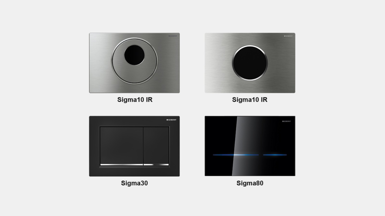 Infracrvene i mehaničke tipke za aktiviranje kompanije Geberit