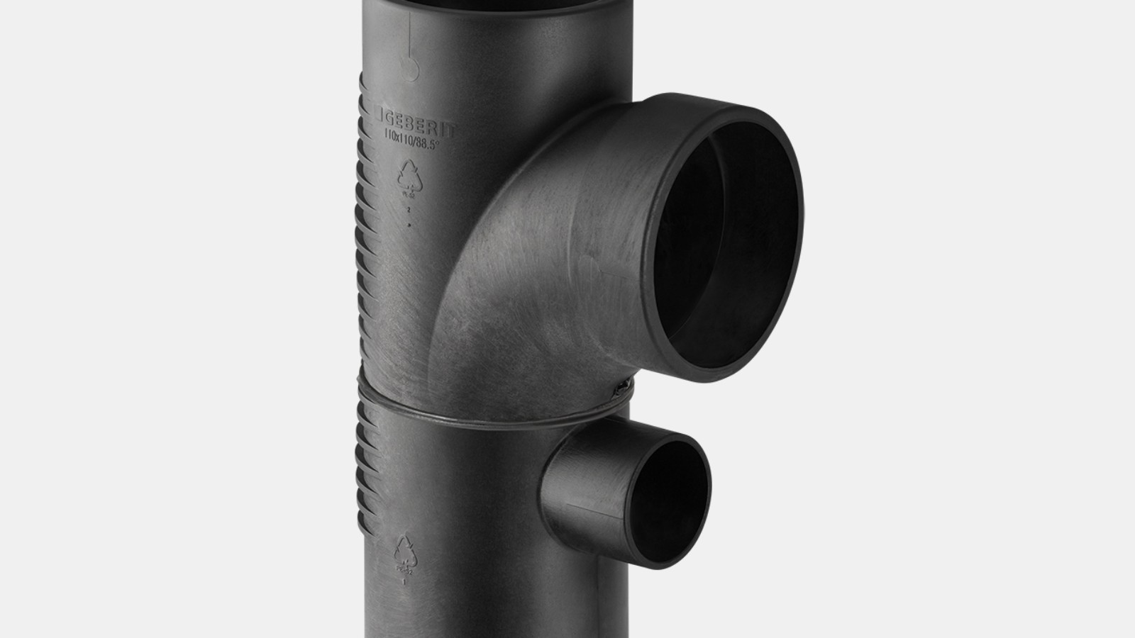 Geberit Silent-db20 kombinovana lučna račva od 88,5° Geberit Silent-db20 kombinovana lučna račva od 88,5°