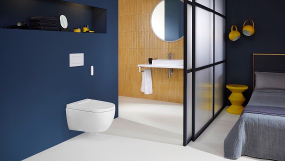 Geberit AquaClean Alba sa Sigma30 daljinskim upravljačem Geberit AquaClean Alba sa Sigma30 daljinskim upravljačem