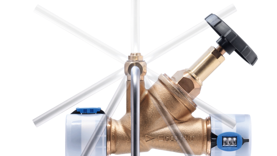 Geberit ventil za uzorkovanje može se montirati na zaustavni ventil sa ugaonim sedištem u svim položajima (© Geberit)