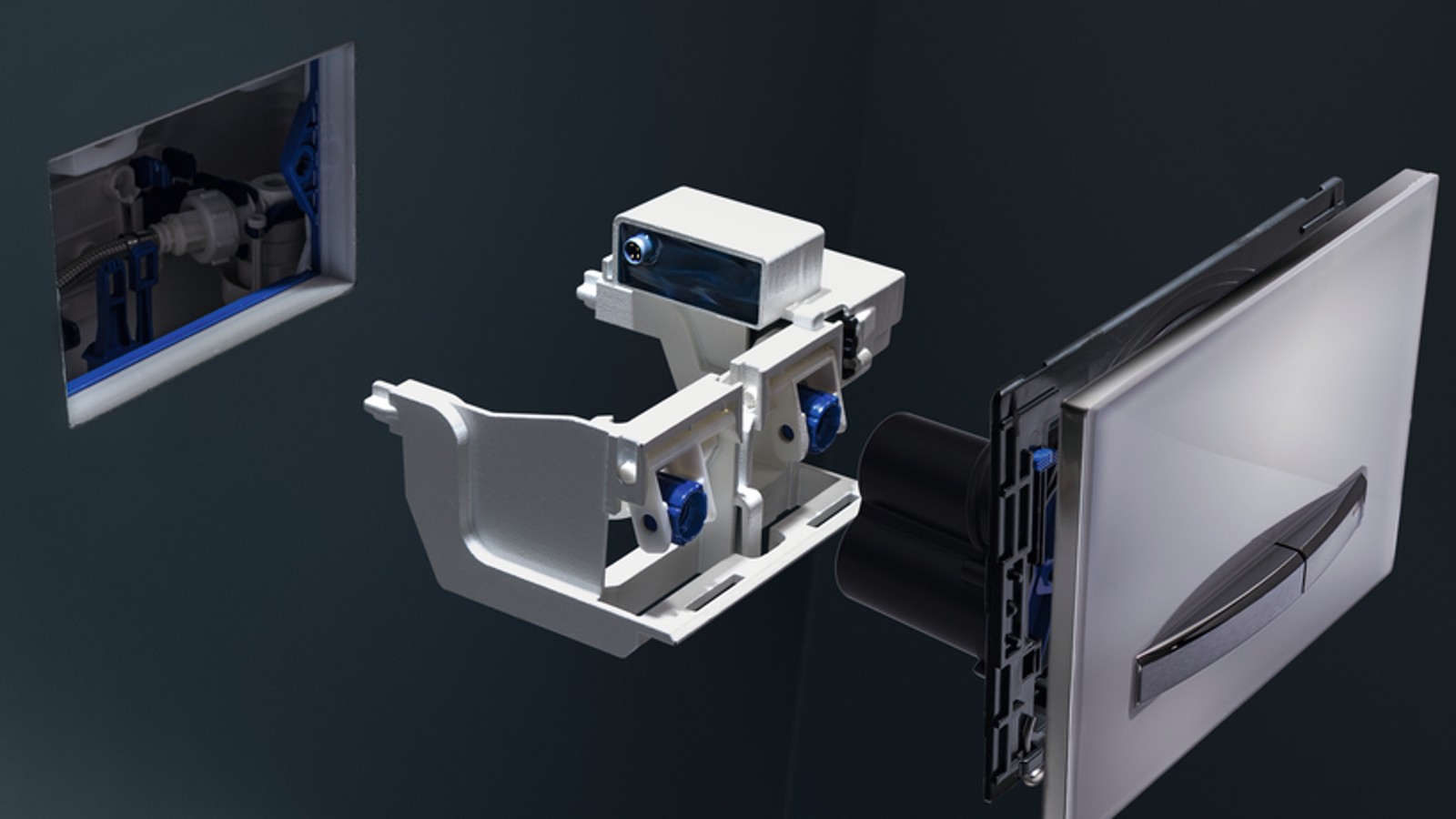 Geberit jedinica za intervano ispiranje može se postaviti u svaki Geberit Sigma ugradni vodokotlić od 12 cm Geberit jedinica za intervano ispiranje može se postaviti u svaki Geberit Sigma ugradni vodokotlić od 12 cm