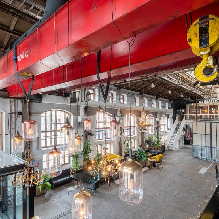 Indrustrijski karakter zgrade je očuvan. (© Kansallis Teatteri) Indrustrijski karakter zgrade je očuvan. (© Kansallis Teatteri)