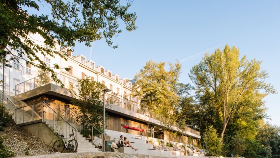 Spoljašnji izgled novog centra za vodene sportove u Gracu (© Christian Repnik) Spoljašnji izgled novog centra za vodene sportove u Gracu (© Christian Repnik)