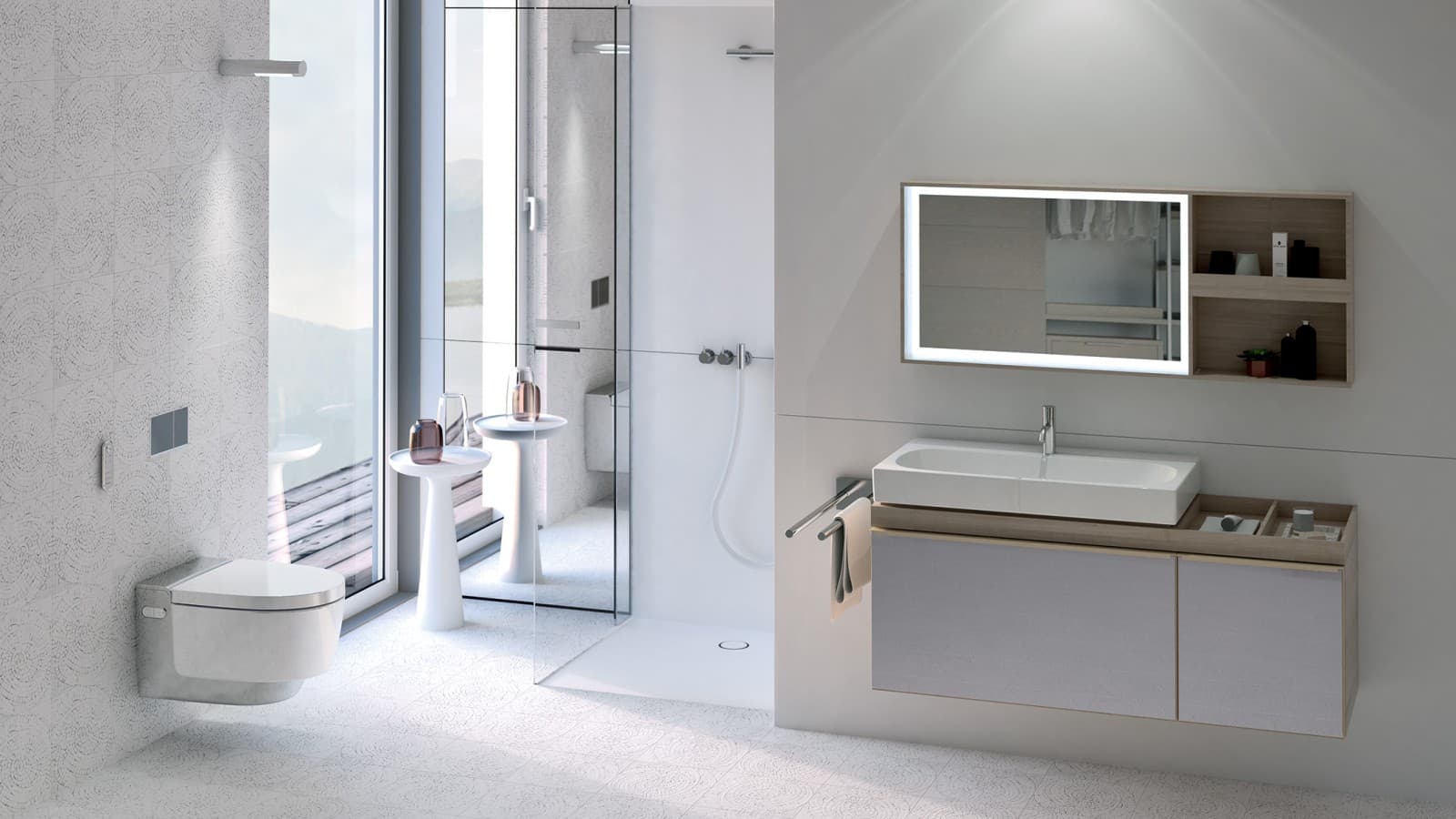 Geberit AquaClean tuš tehnologija Geberit AquaClean tuš tehnologija