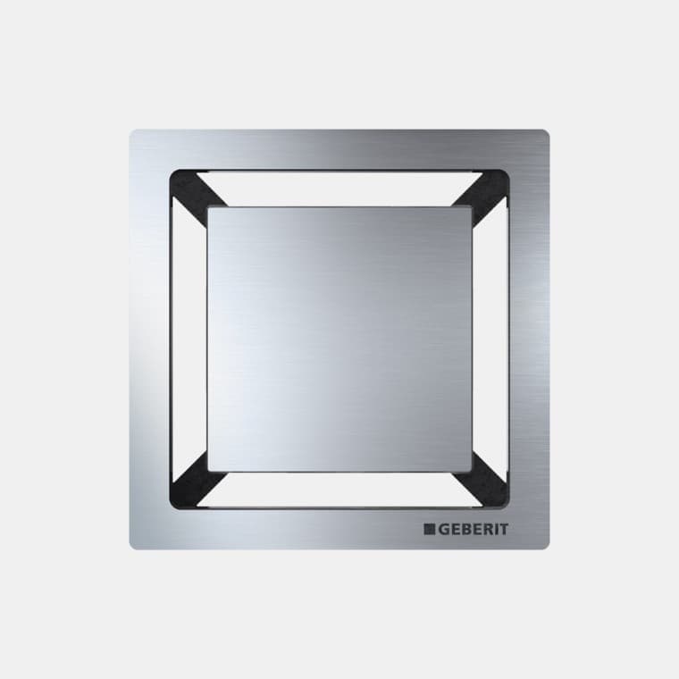 Geberit podni odvod za tuš sa kvadratnom završnom pokrivnom pločom Geberit podni odvod za tuš sa kvadratnom završnom pokrivnom pločom