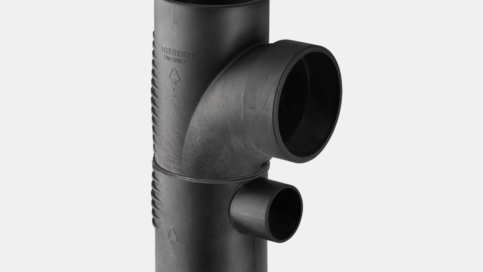 Geberit Silent-db20 kombinovana lučna račva od 88,5° Geberit Silent-db20 kombinovana lučna račva od 88,5°