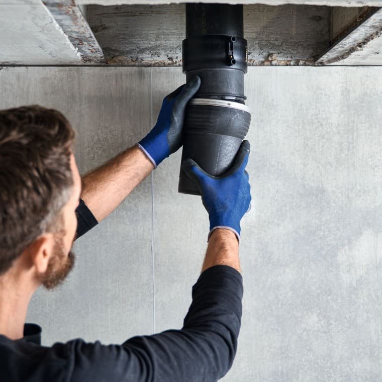 Ugradnja Geberit Silent-db20 Offset fazonskog komada Ugradnja Geberit Silent-db20 Offset fazonskog komada