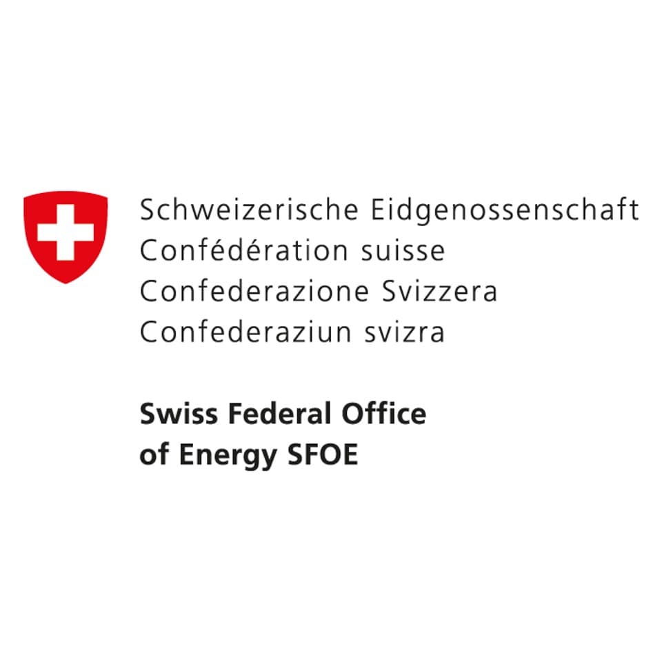 Logo Švajcarske Konfederacije / Savezne službe za energetiku BFE Logo Švajcarske Konfederacije / Savezne službe za energetiku BFE