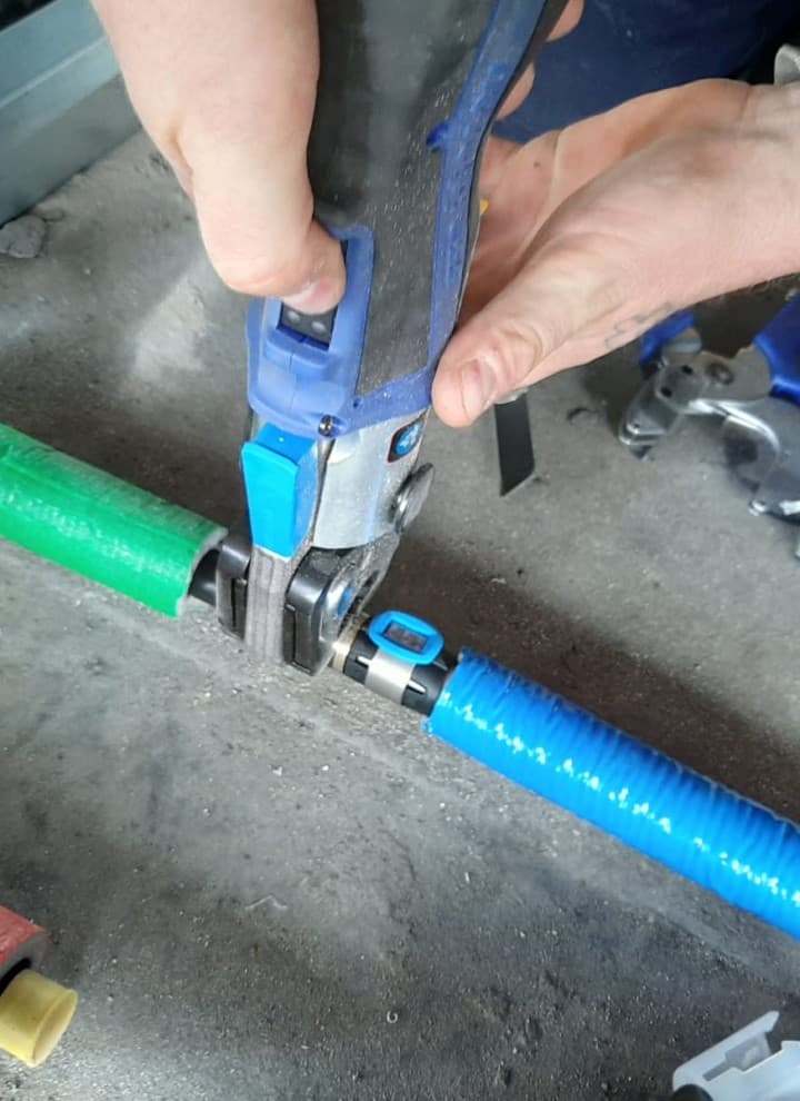 Novi Geberit FlowFit sistem za presovanje (© Geberit) Novi Geberit FlowFit sistem za presovanje (© Geberit)