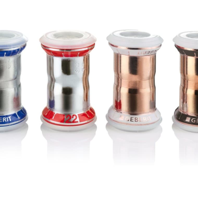 Fazonski komad Geberit Mapress od različitih materijala s poklopcem zaštitne kutije Fazonski komad Geberit Mapress od različitih materijala s poklopcem zaštitne kutije